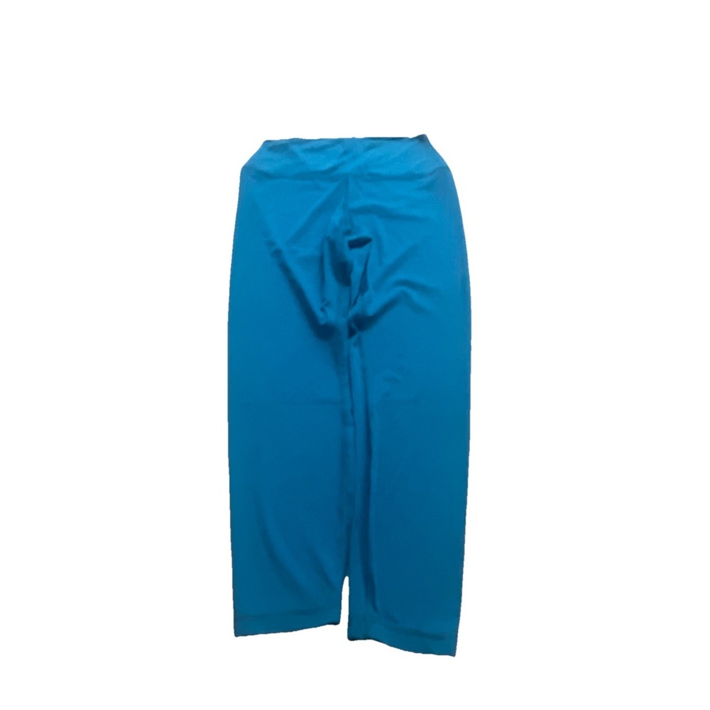 90 Degree By Reflex Yoga Pants Women's Size L Blue/Teal Leggings‎